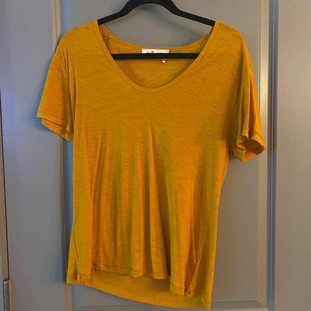 Mustard Yellow Casual Tee